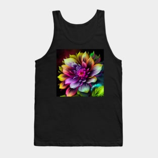 Floral Artwork Designs Tank Top